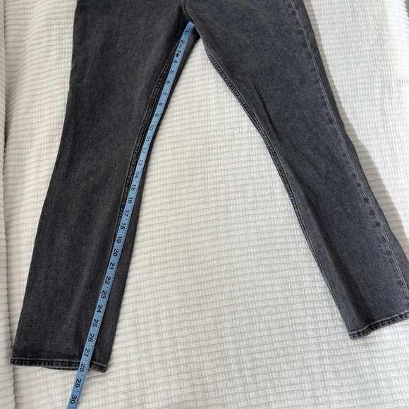 Abercrombie & Fitch Curve Love The Slim Straight Ultra High Rise Women's 25 - Picture 8 of 8